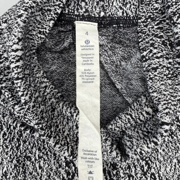 Lululemon Ready To Rulu Turtleneck In Running Luon Spray Jacquard Size 4 - Picture 5 of 8